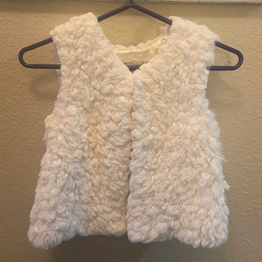 Kids fluffy vest